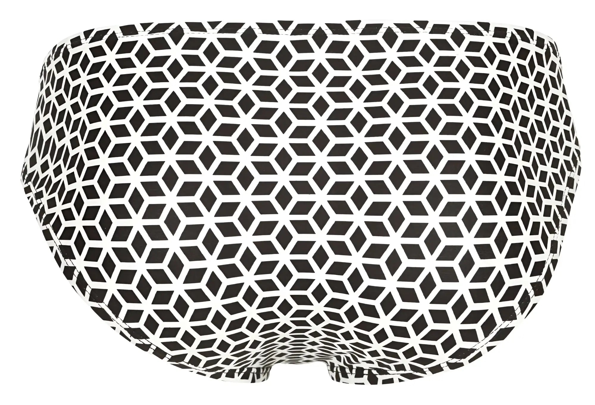 Clever 1857 cuadricula bikini color white black and white geometric patterned swim trunks for beachwear