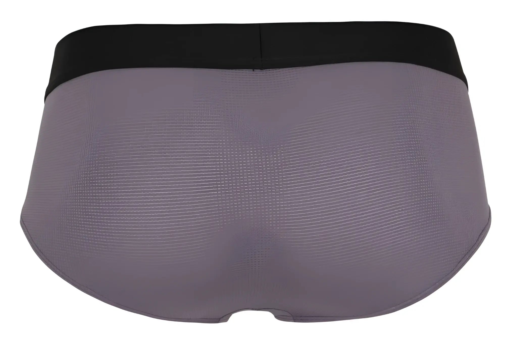 Clever 1862 Oneal briefs in lilac with gray textured fabric and black elastic waistband for comfortable wear