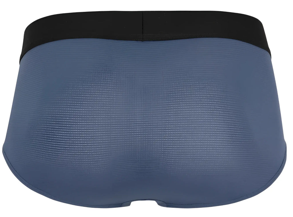 Clever 1862 oneal briefs in petrol blue with textured fabric and black waistband for comfortable daily wear