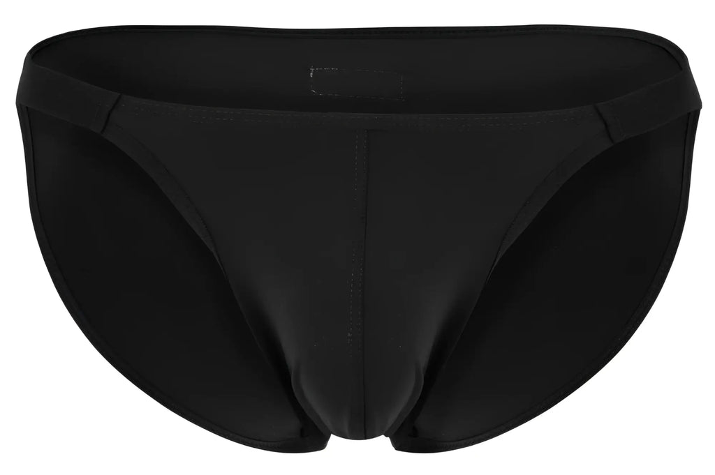 Black clever 1865 oomph bikini briefs with smooth seamless construction and form-fitting design