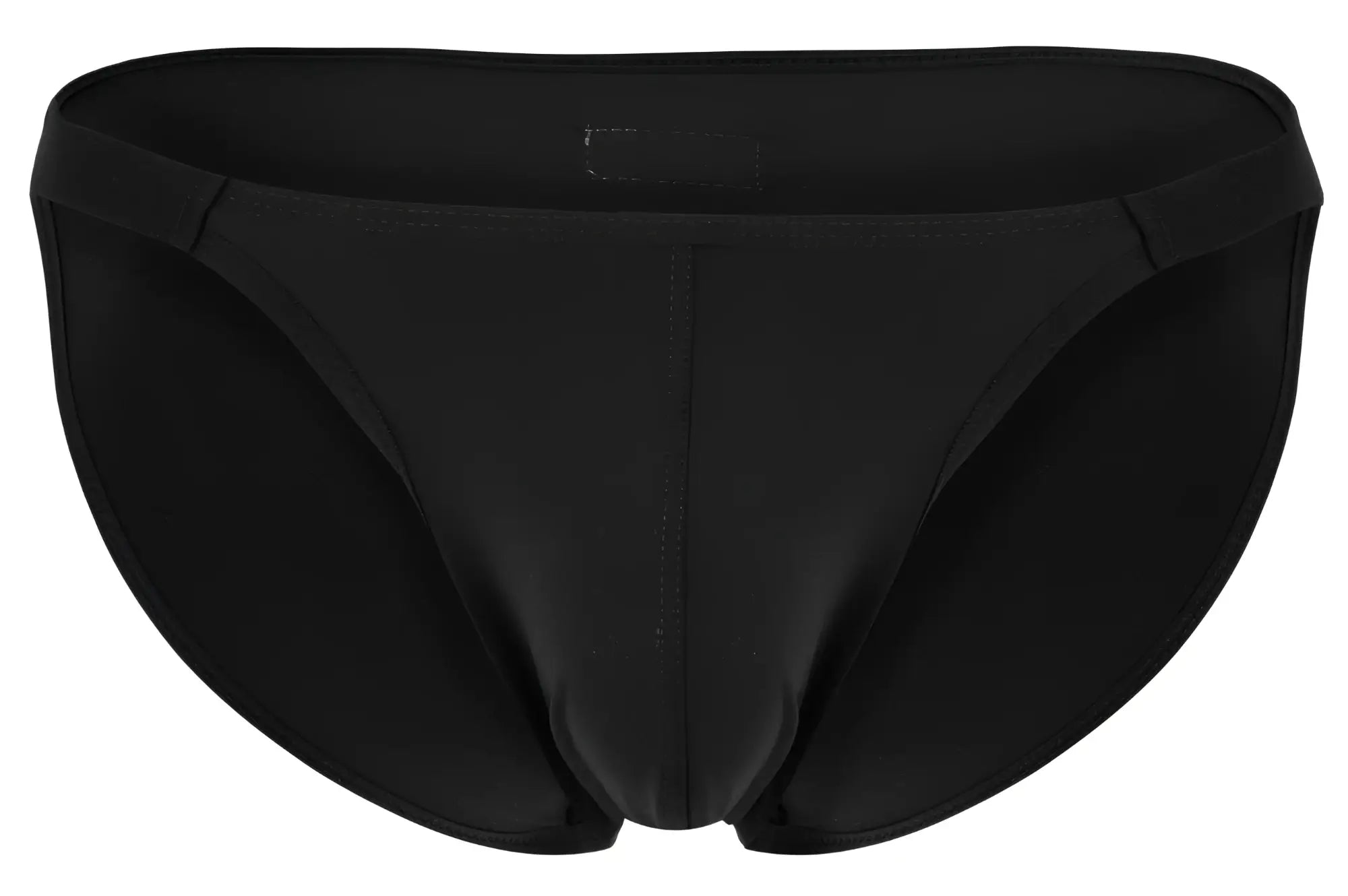 Black clever 1865 oomph bikini briefs with smooth seamless construction and form-fitting design
