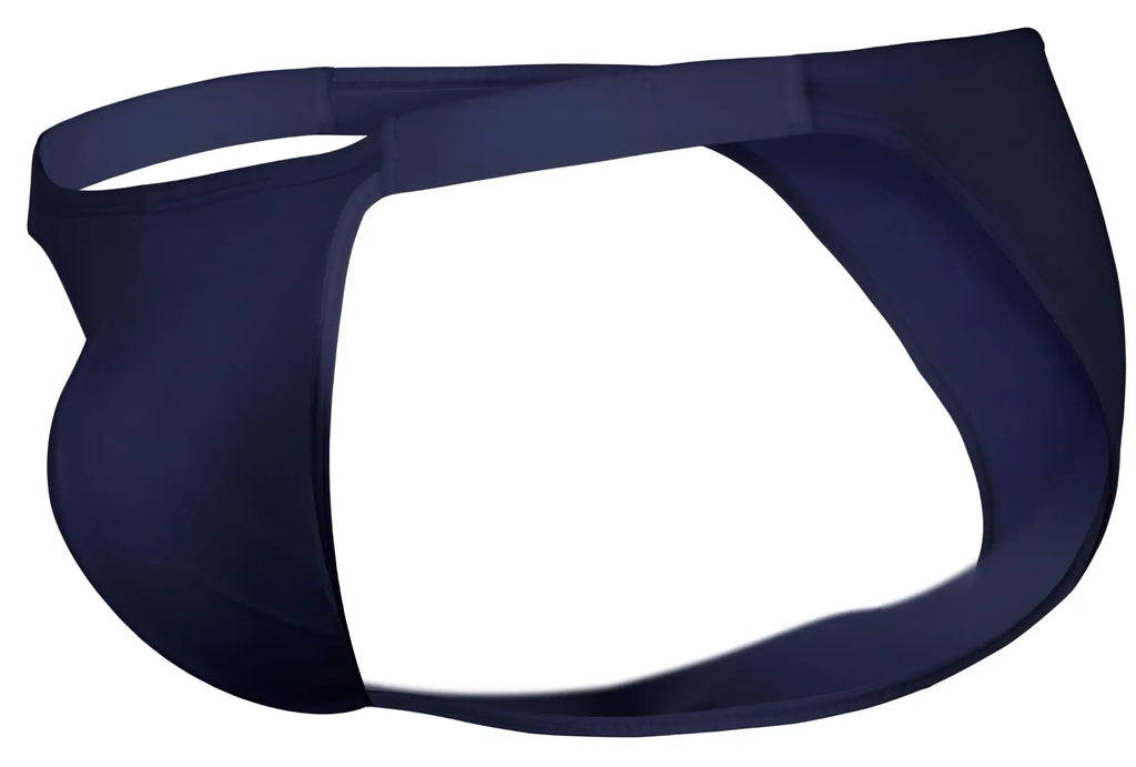 Navy blue clever 1865 oomph bikini briefs with contoured design and elastic waistband seamless for comfortable wear