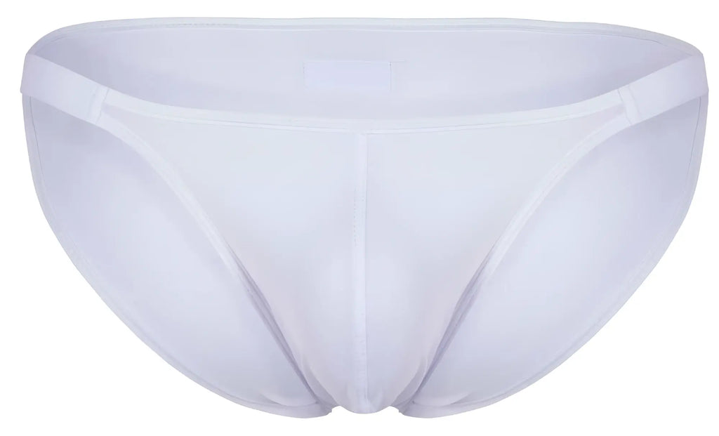 White clever 1865 oomph bikini briefs with smooth fabric finish and minimalistic design seamless style