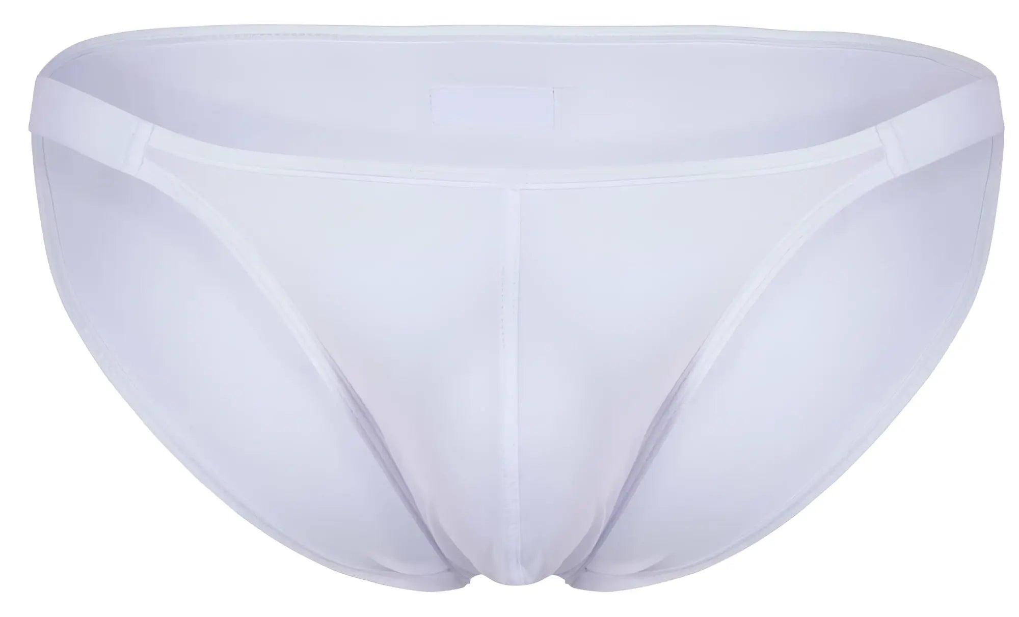 White clever 1865 oomph bikini briefs with smooth fabric finish and minimalistic design seamless style
