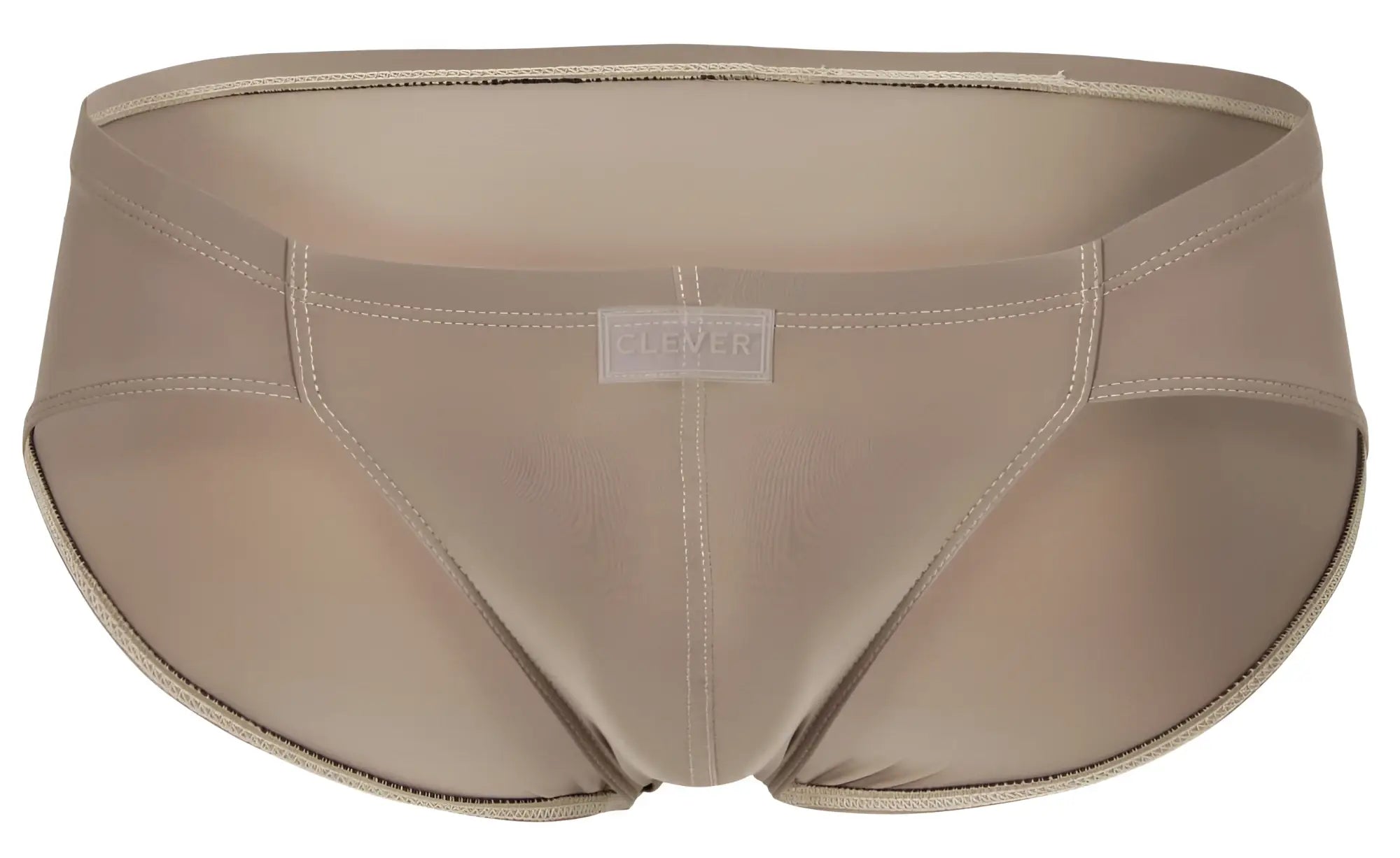Beige men’s briefs clever 1870 audaz bikini with sleek smooth fabric and subtle stitching details