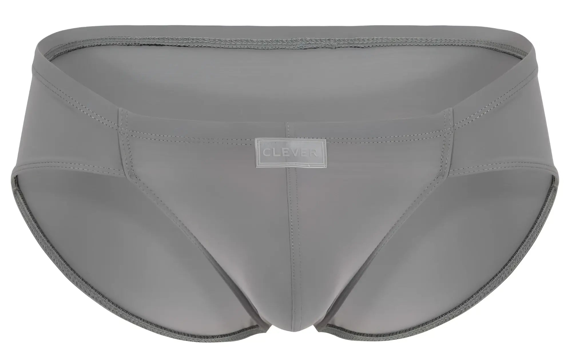 Gray clever 1870 audaz bikini briefs with sleek form-fitting design and subtle stitching details