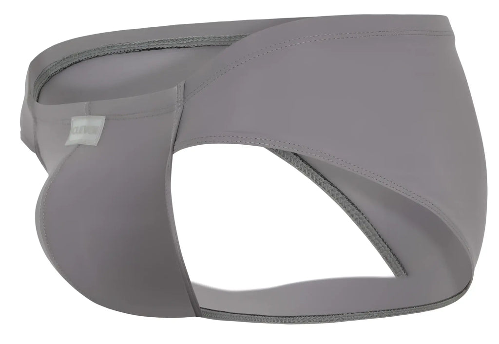 Gray clever 1870 audaz bikini briefs with modern cut and reinforced stitching for athletic performance