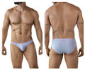 Light blue and pink clever 2005 raices briefs with sleek form-fitting design for athletic performance
