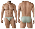 Light green clever 2014 reto briefs with a subtle textured pattern and small brand tag at the waistband