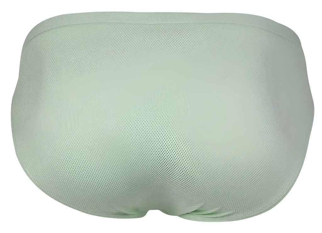Light green textured fabric briefs clever 2014 reto briefs color green front side view