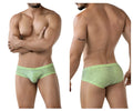 Lime green clever 2017 brief with geometric pattern made of comfortable neon fabric for everyday wear