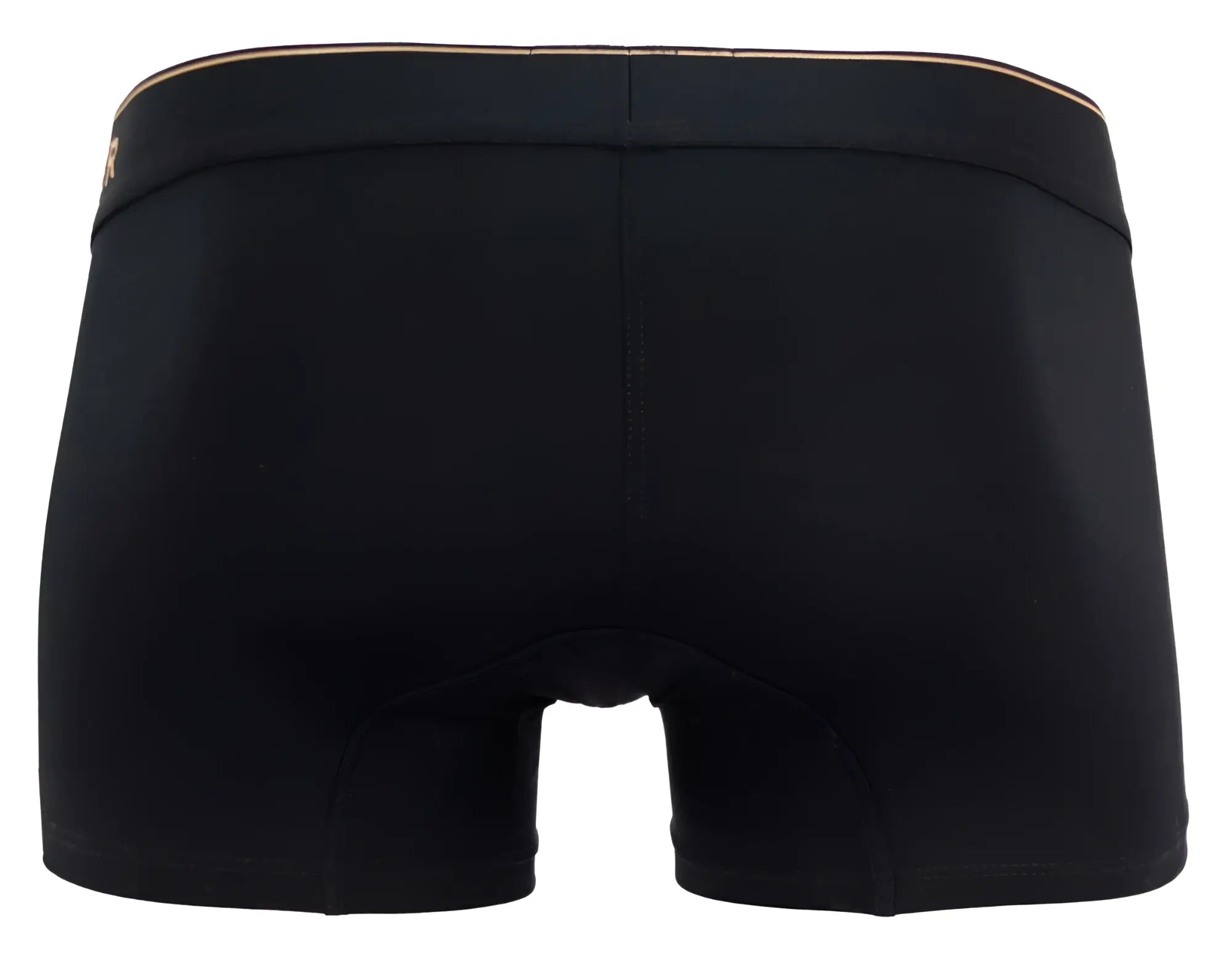 Black clever 2026 valladolid trunks boxer briefs with gold-trimmed waistband for comfortable everyday wear