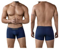 Navy blue clever 2026 valladolid trunks with gold waistband logo made from soft stretch fabric for everyday comfort