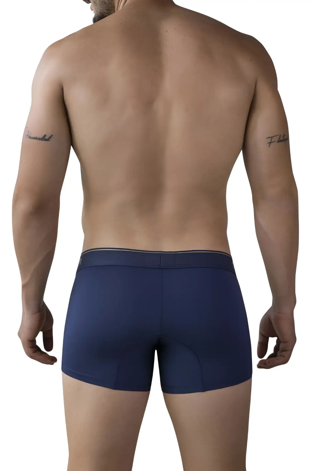 Navy blue Clever 2026 Valladolid trunks with subtle white waistband trim offering comfortable men’s boxer briefs