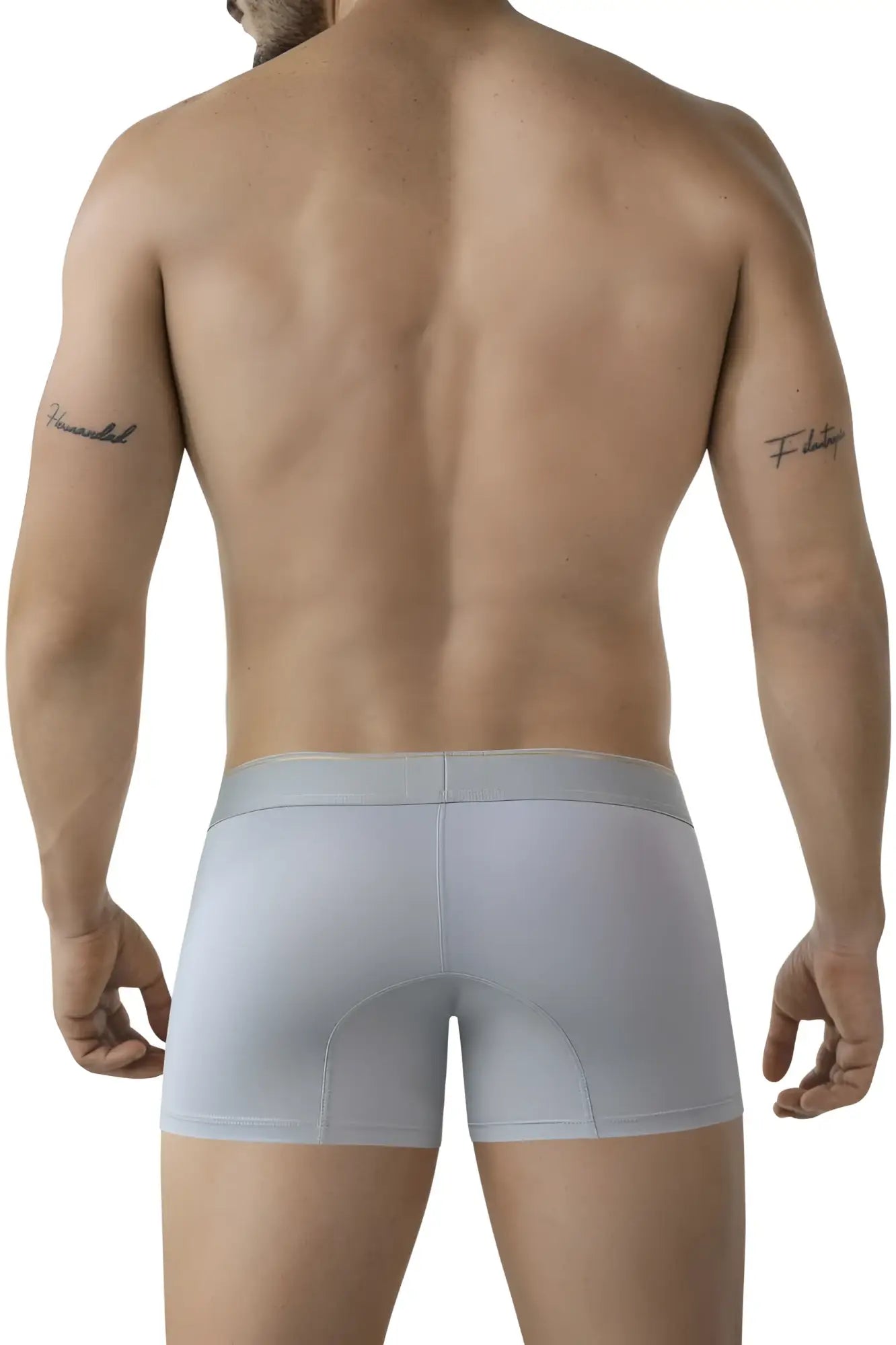 Light gray clever 2026 valladolid trunks boxer briefs with smooth stretchy fabric and subtle seam detailing front view