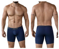 Navy blue clever 2027 valladolid boxer briefs with black elastic waistband featuring brand name in white lettering