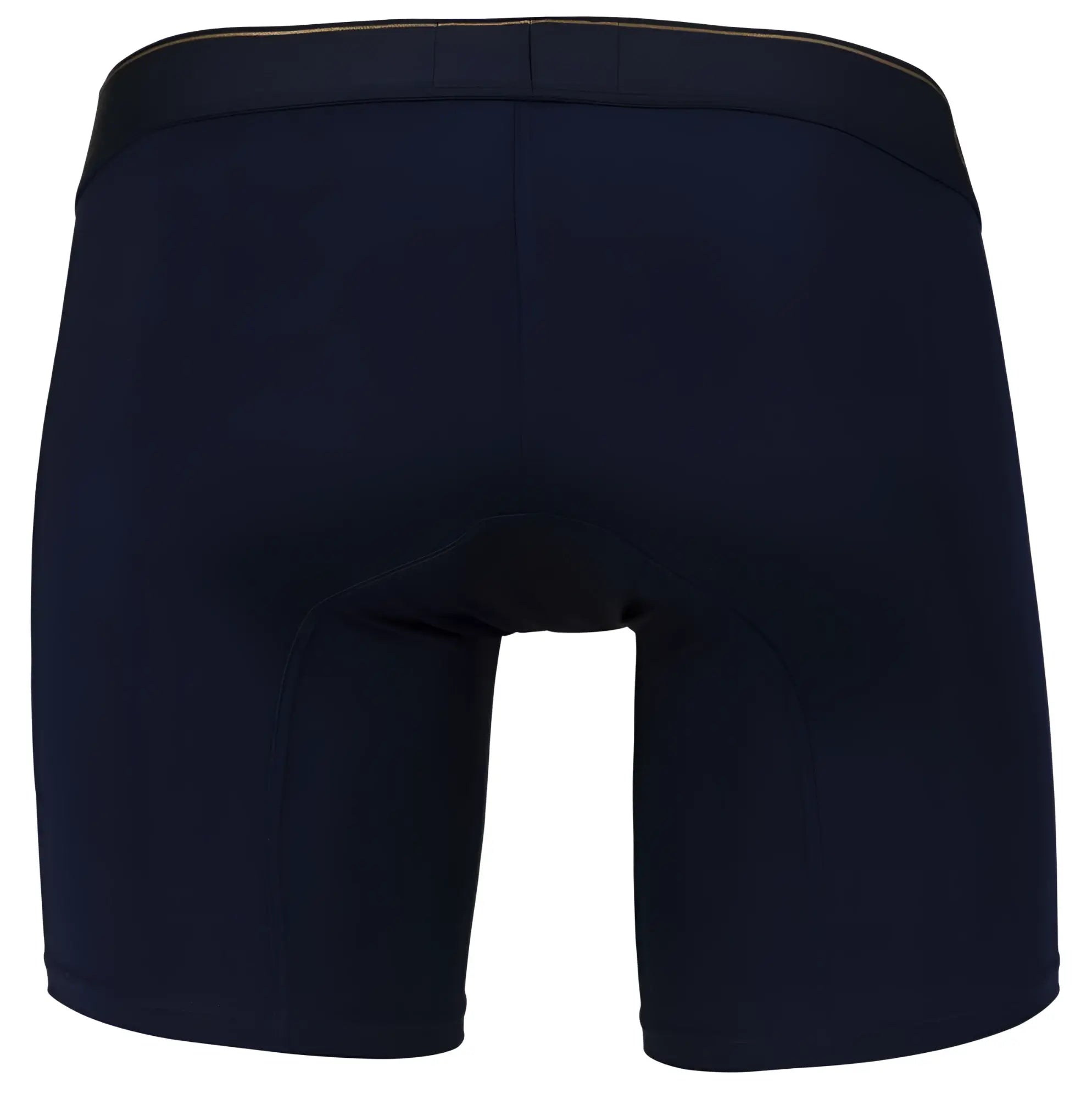 Navy blue clever 2027 valladolid boxer briefs with subtle gold trim on waistband made from soft breathable fabric