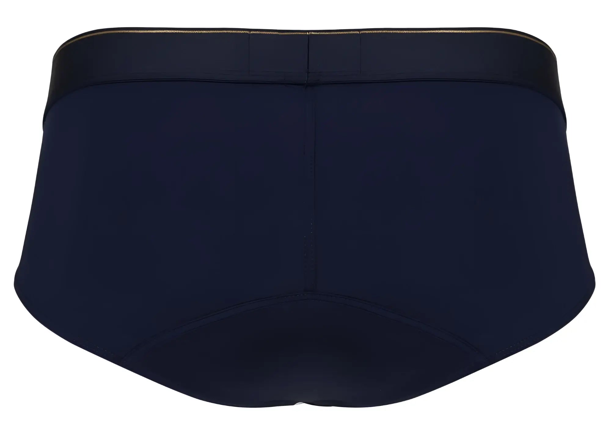 Navy blue Clever 2028 Valladolid briefs with black waistband and subtle gold trim along top edge for comfortable wear