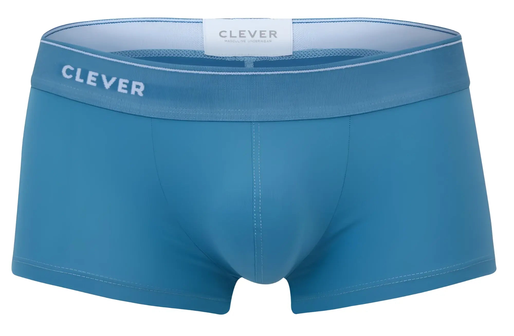 Clever 2042 Mendoza trunks men’s blue briefs with matching elastic waistband and subtle stitching details
