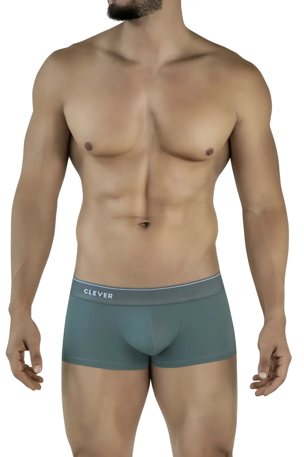 Teal clever 2042 Mendoza trunks with white waistband form-fitting boxer briefs for comfortable everyday wear