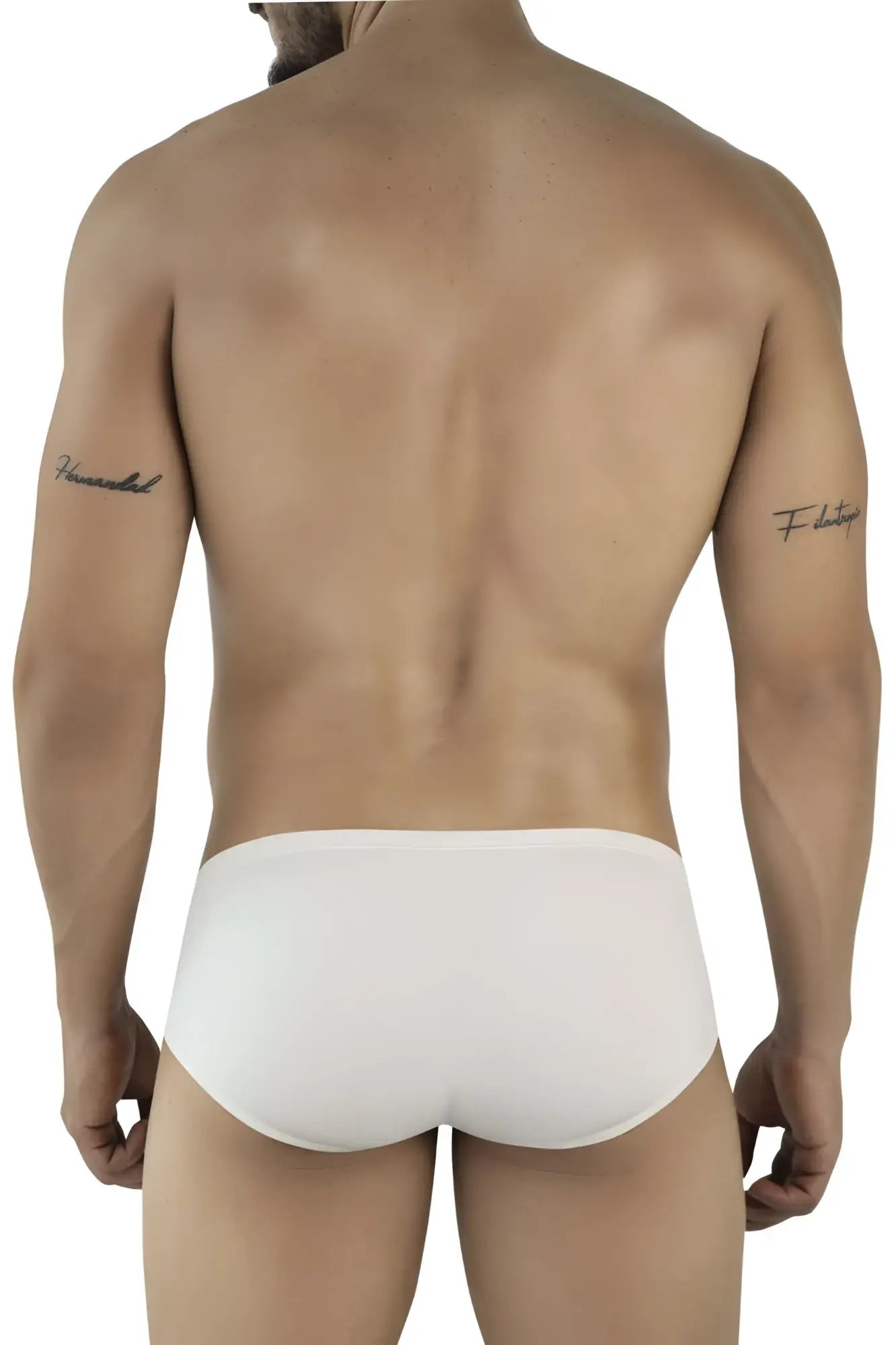 Clever 2043 mendoza briefs beige smooth form-fitting white briefs designed for comfort and support