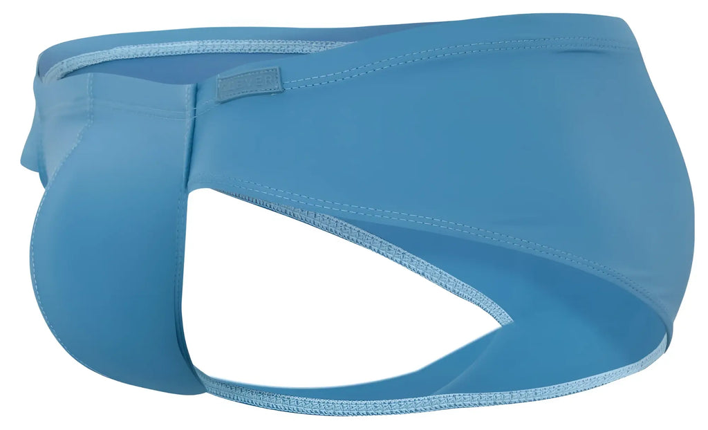 Light blue clever 2043 Mendoza briefs for men with contoured design and matching trim seamless fit