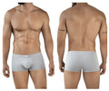 Light gray clever 2047 cordoba trunks with subtle elastic waistband and small brand tag at front