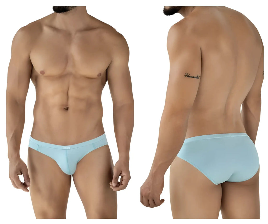 Light blue clever 2048 cordoba briefs with smooth form fitting design for comfortable everyday wear