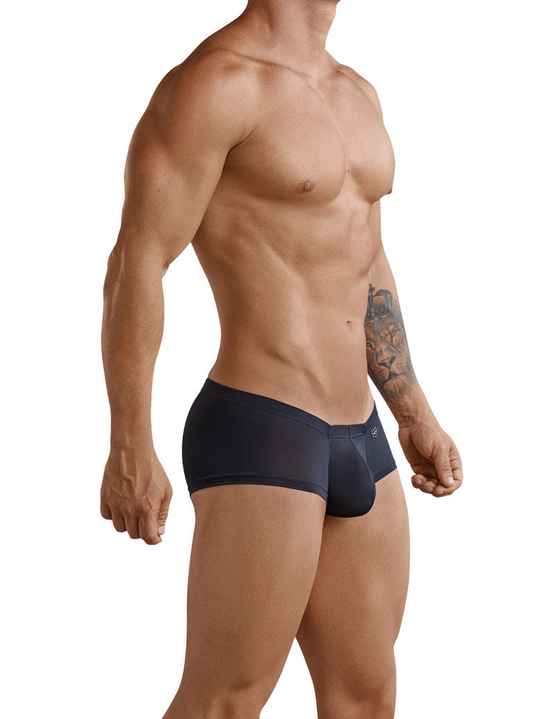 Clever [2 Pack] Australian Trunk Boxer Brief Underwear Black & White 229924 Size L