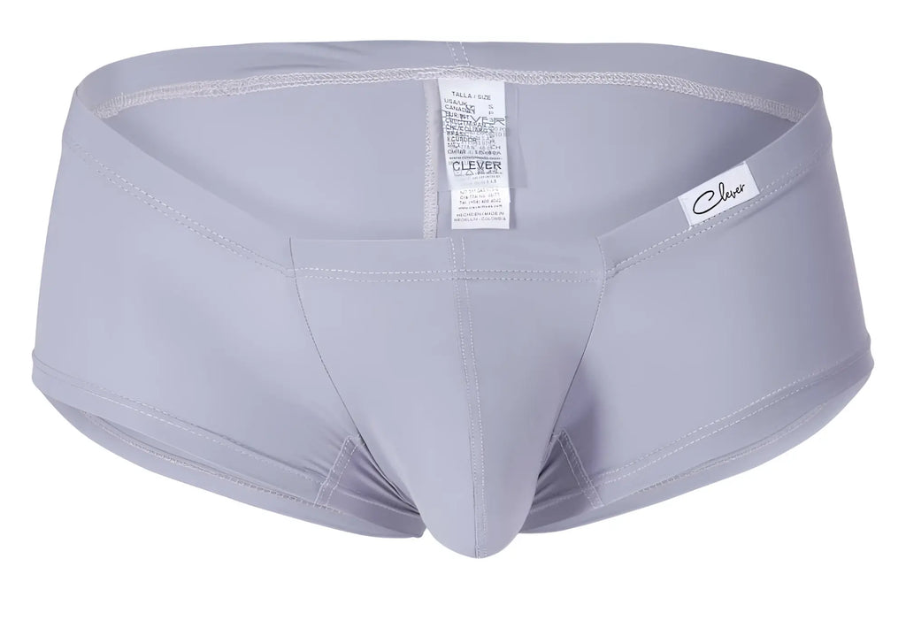 Gray clever 229930 mens briefs with sleek form fitting design and subtle stitching in australian latin trunks pack