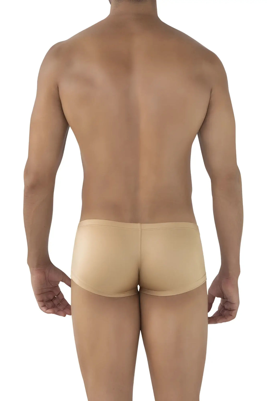 Beige form-fitting clever 229941 seamless briefs from australian latin trunks 3pk in blue ochre and gold colors