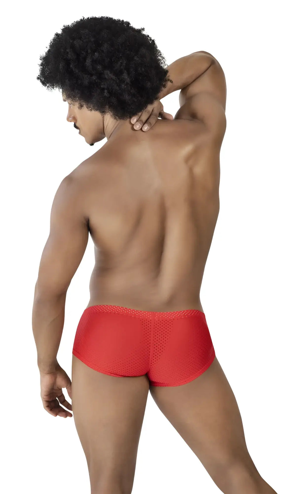 Red mesh briefs from clever 229947 3pk australian latin trunks in black red and blue for comfortable everyday wear