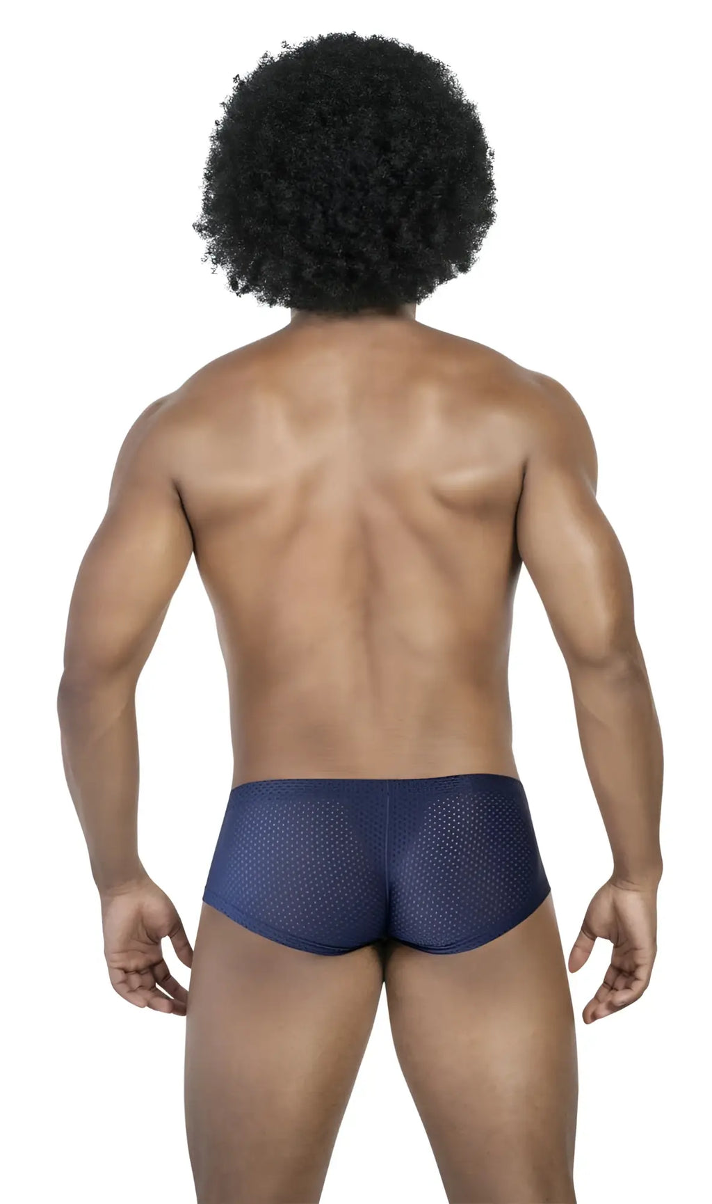 Navy blue mesh briefs from Clever 229947 3PK Australian Latin trunks with breathable fabric and comfortable fit