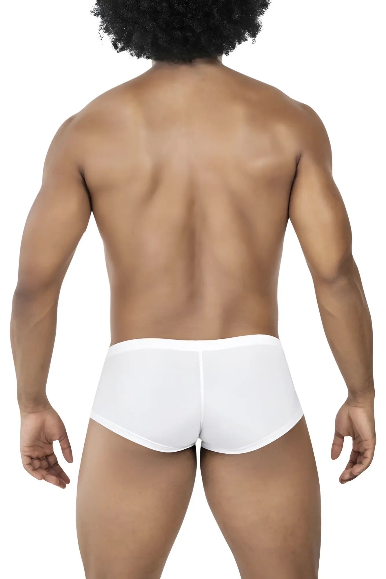 White briefs with smooth form-fitting design from clever 229951 3pk australian latin trunks in blue white and green