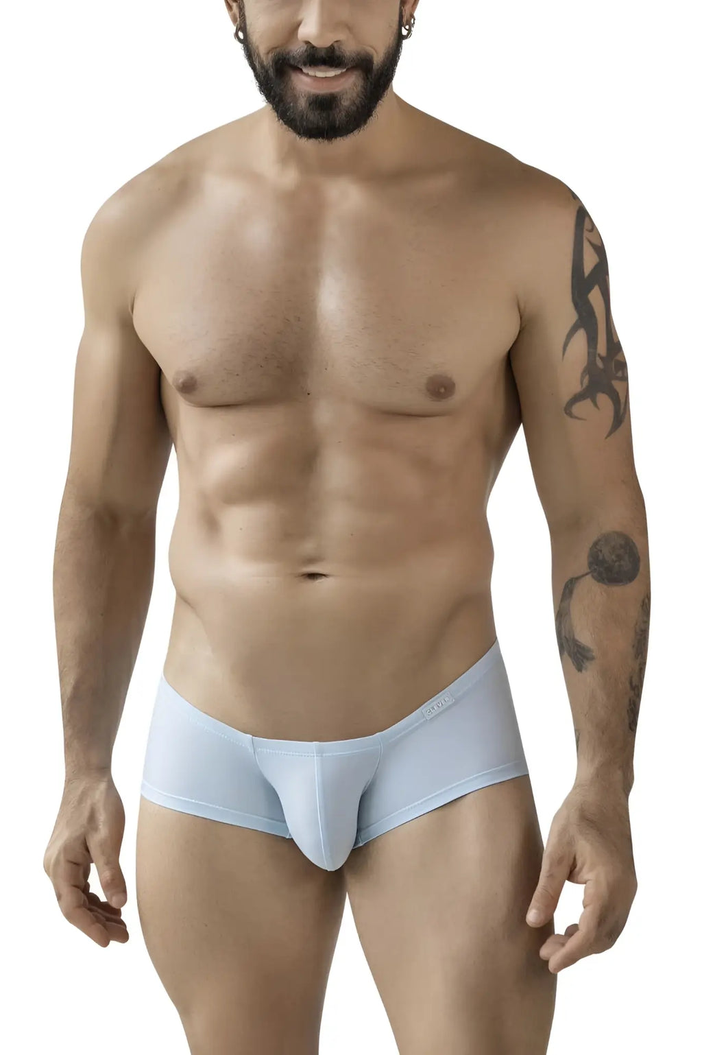 Light blue seamless briefs from clever 229956 12pk australian latin trunks with smooth form fitting design