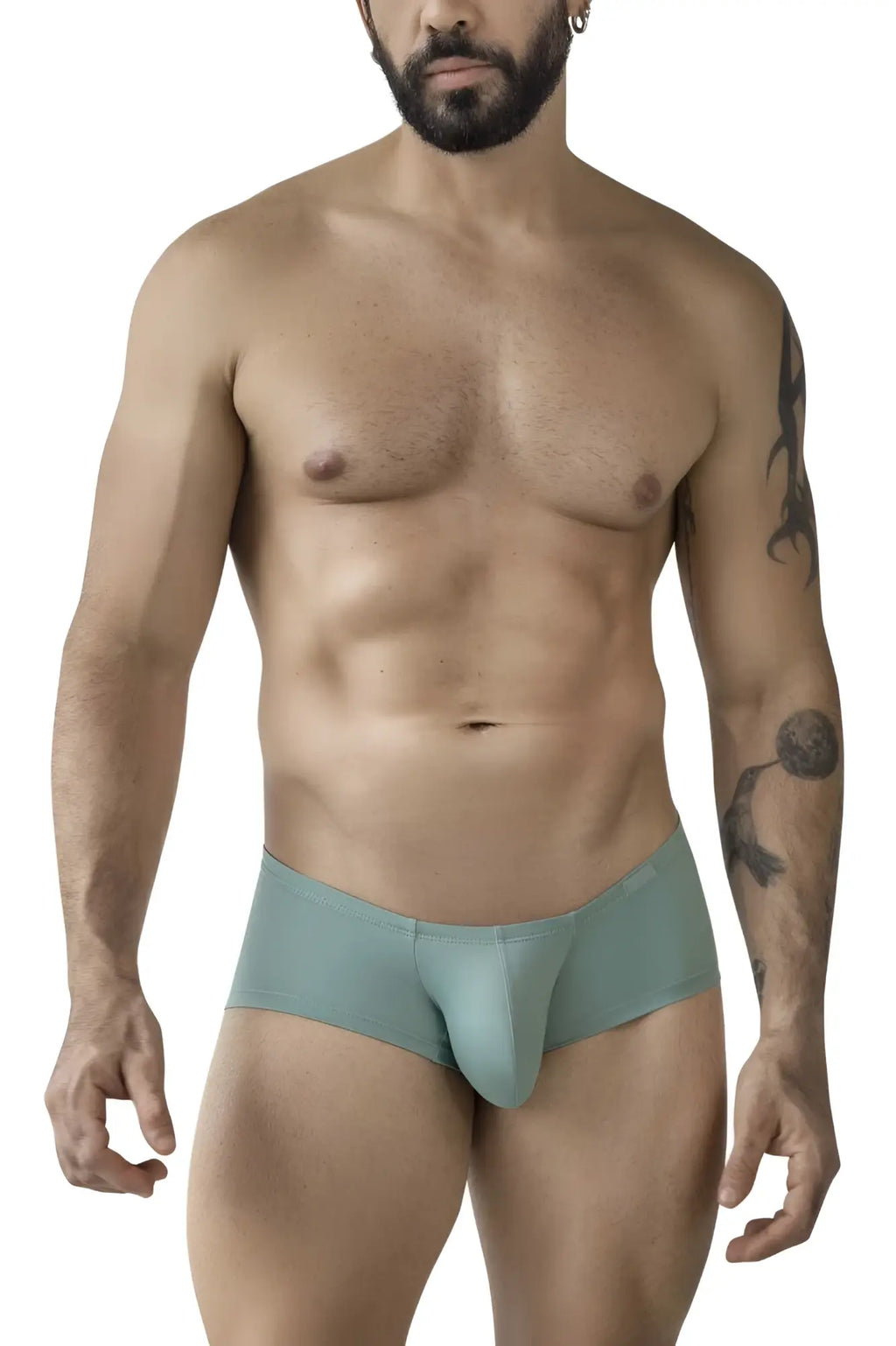 Men’s clever 229957 teal seamless form-fitting briefs from the australian latin trunks 12 pack multi-colored set