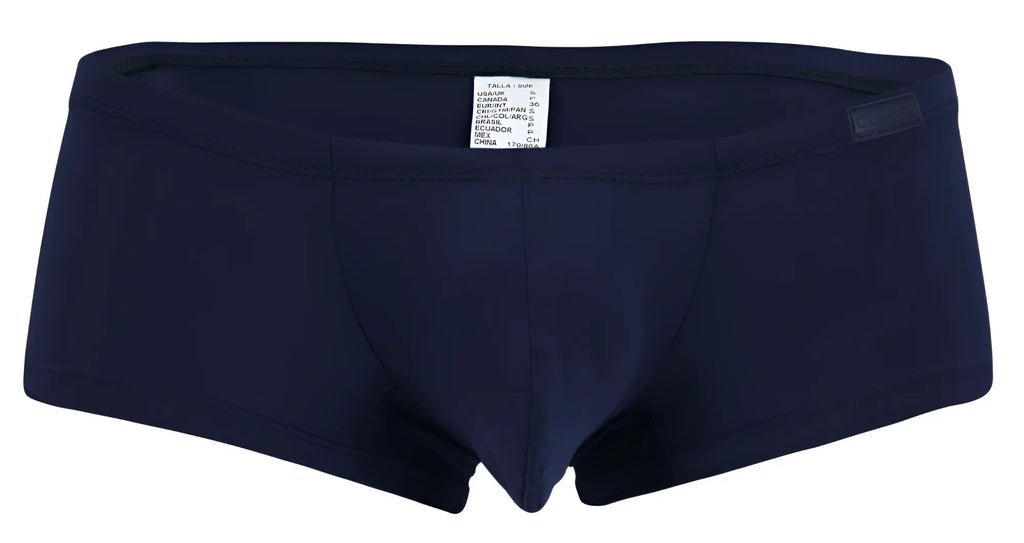 Navy blue men’s briefs from clever 229957 12pk australian latin trunks with smooth stretchy fabric and minimalist design