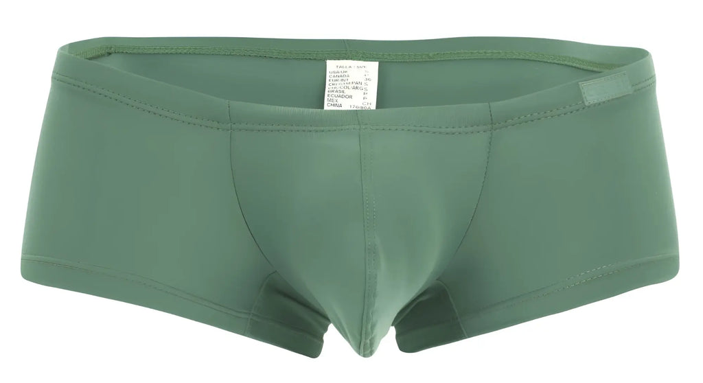 Olive green men’s briefs clever 229957 with smooth stretchy fabric and contoured design from australian latin trunks multipack