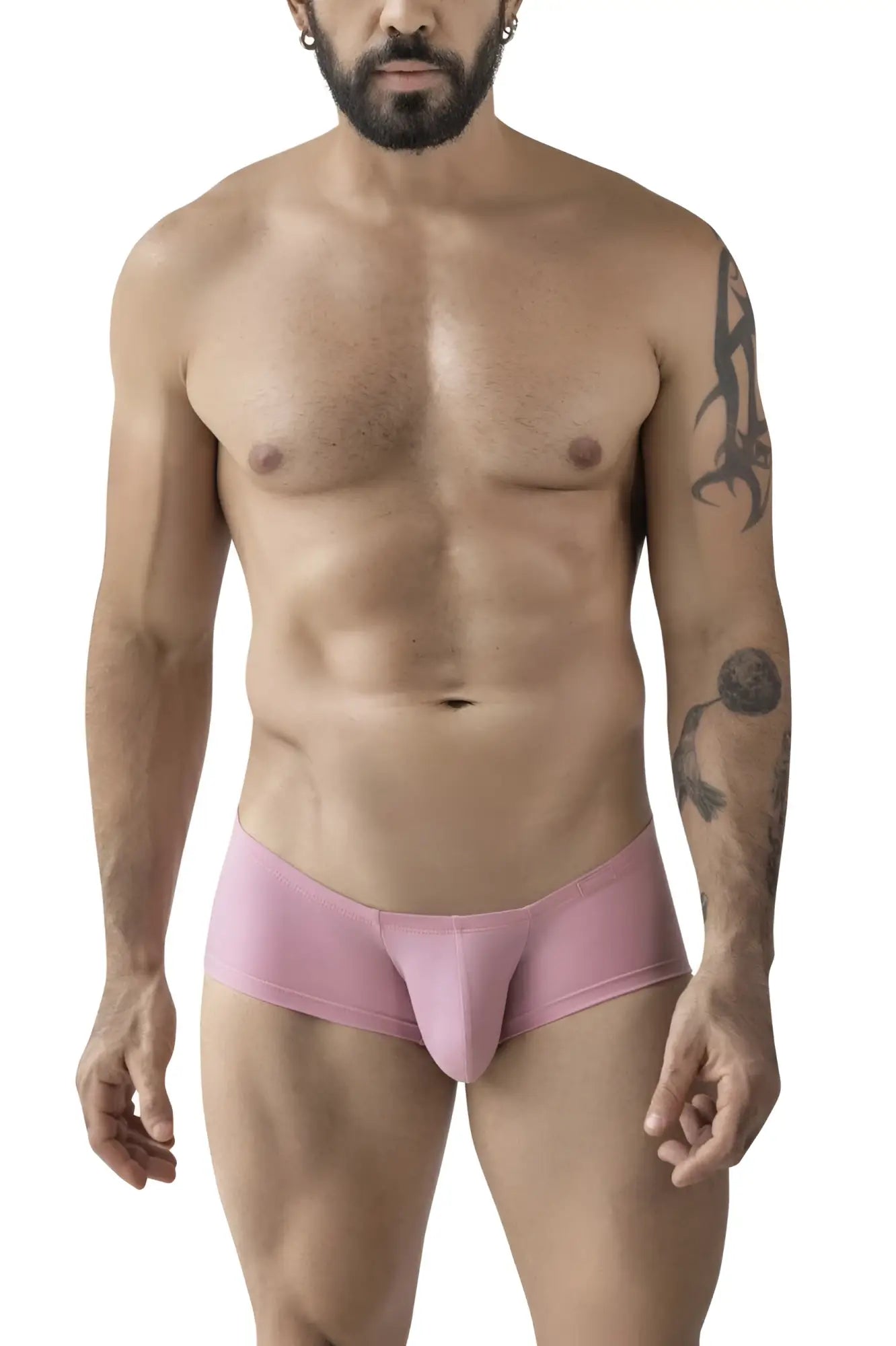 Pink clever athletic briefs with smooth form-fitting design from 12pk australian latin trunks color multi-colored