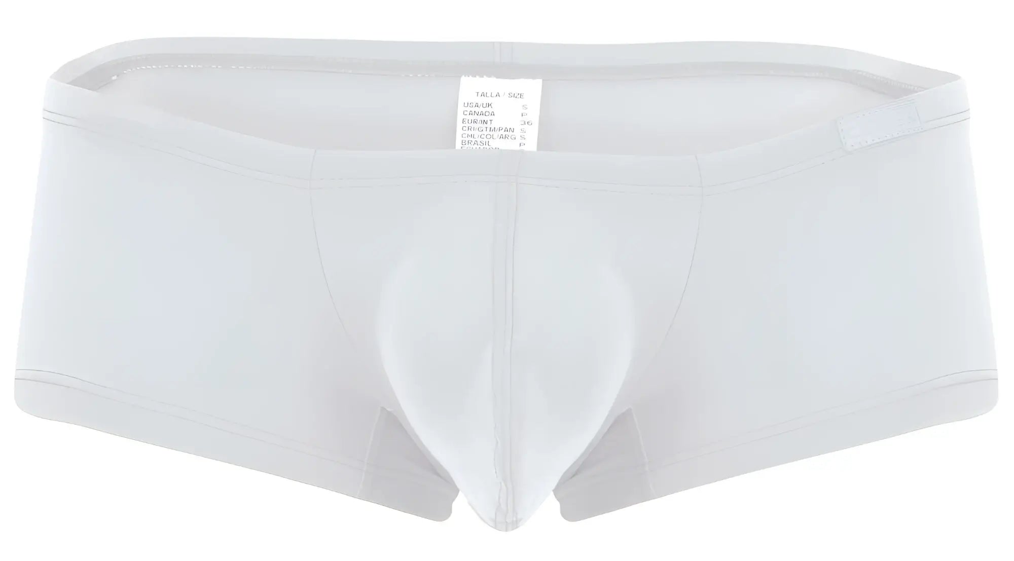 White men’s briefs clever 229957 12pk australian latin trunks multicolored with smooth fit and elastic waistband
