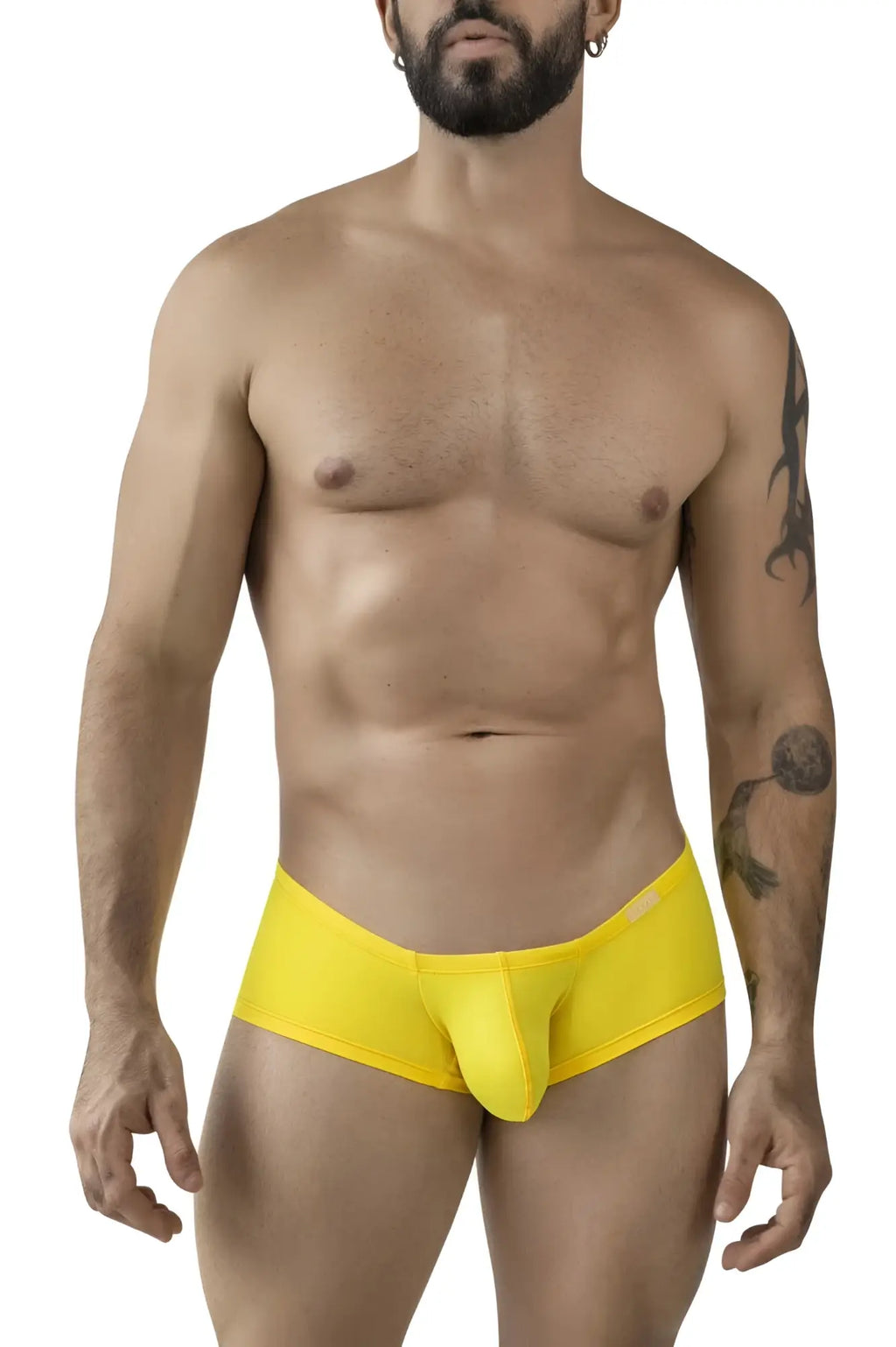 Bright yellow seamless men’s briefs from clever 229959 3pk australian latin trunks multi-colored set
