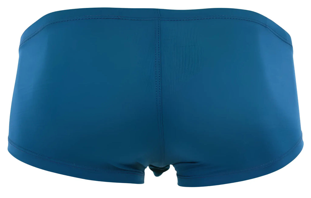 Blue stretchy briefs with smooth ribbed texture and snug fit from clever 229962 3pk australian latin trunks multi-colored