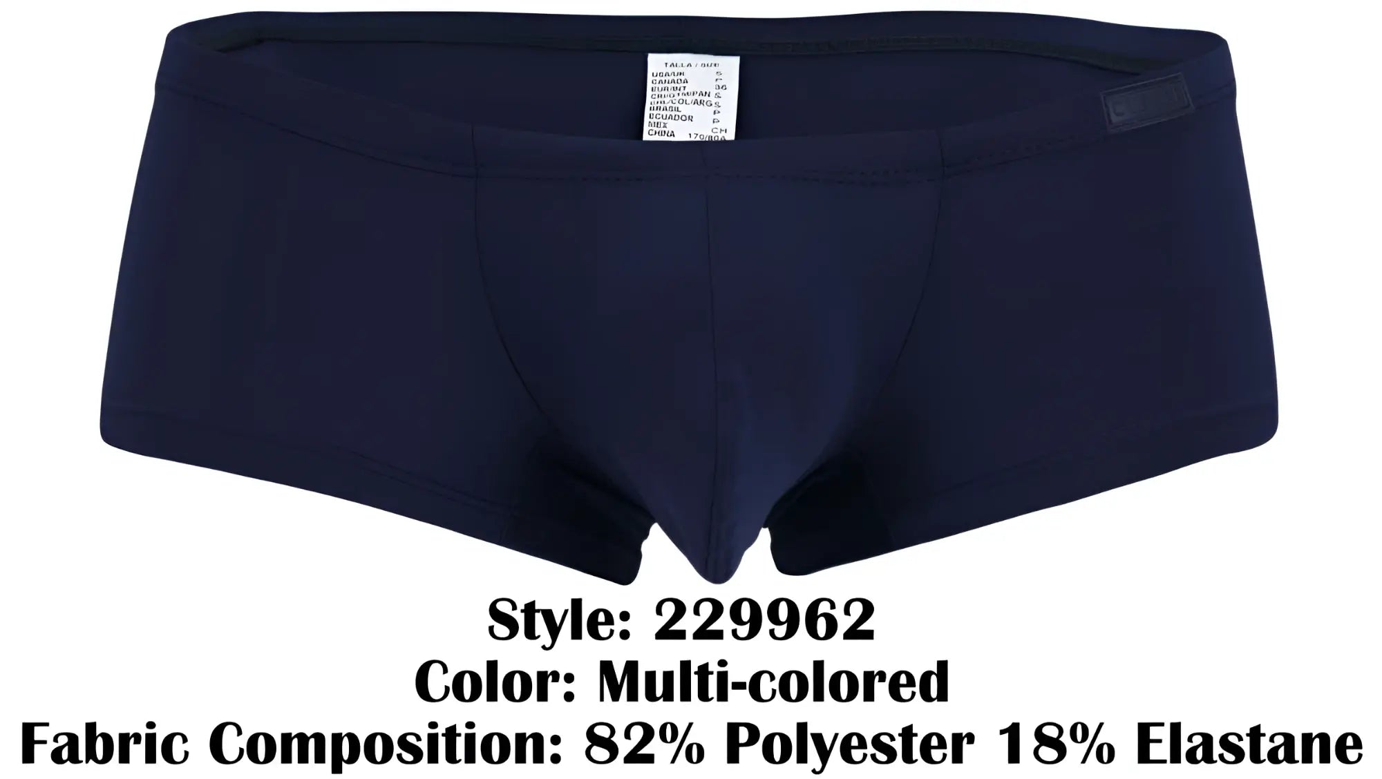 Navy blue men’s briefs clever 229962 in a smooth stretchy polyester elastane blend for comfortable all-day wear