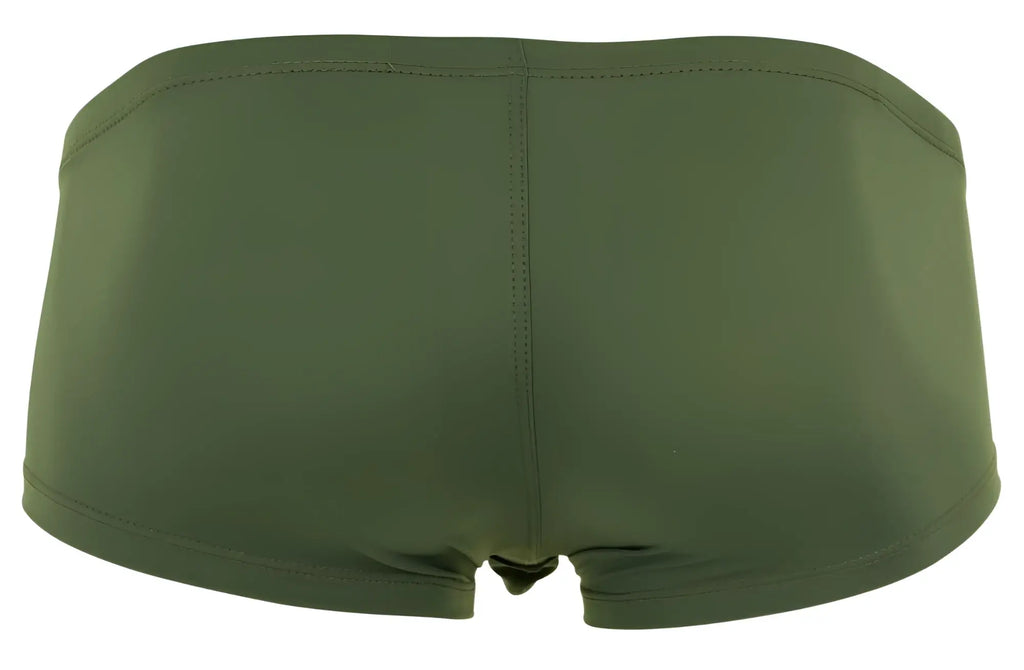 Olive green briefs with smooth stretchy fabric and clean stitching from clever 229964 3pk australian latin trunks
