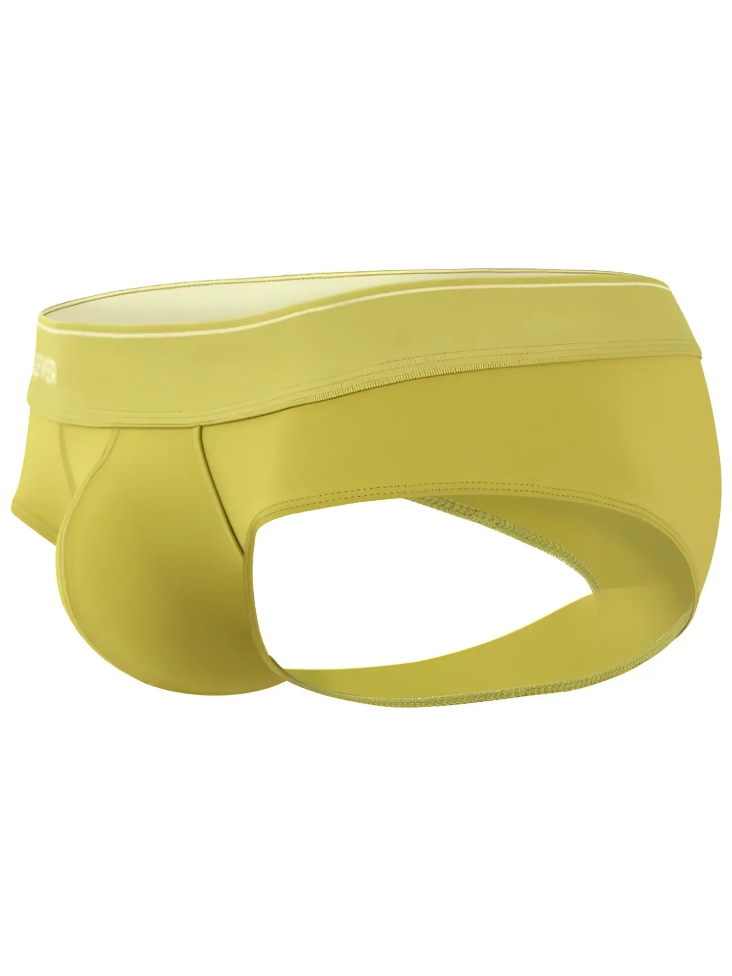 Clever 26012 Atenea briefs in olive green, featuring a form-fitting pouch and thick branded elastic waistband.