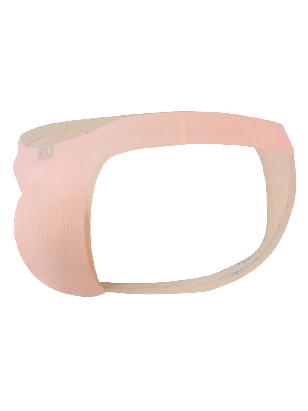 Clever 26020 Apolo thong in light orange, featuring a ribbed fabric design with a minimalist athletic style.