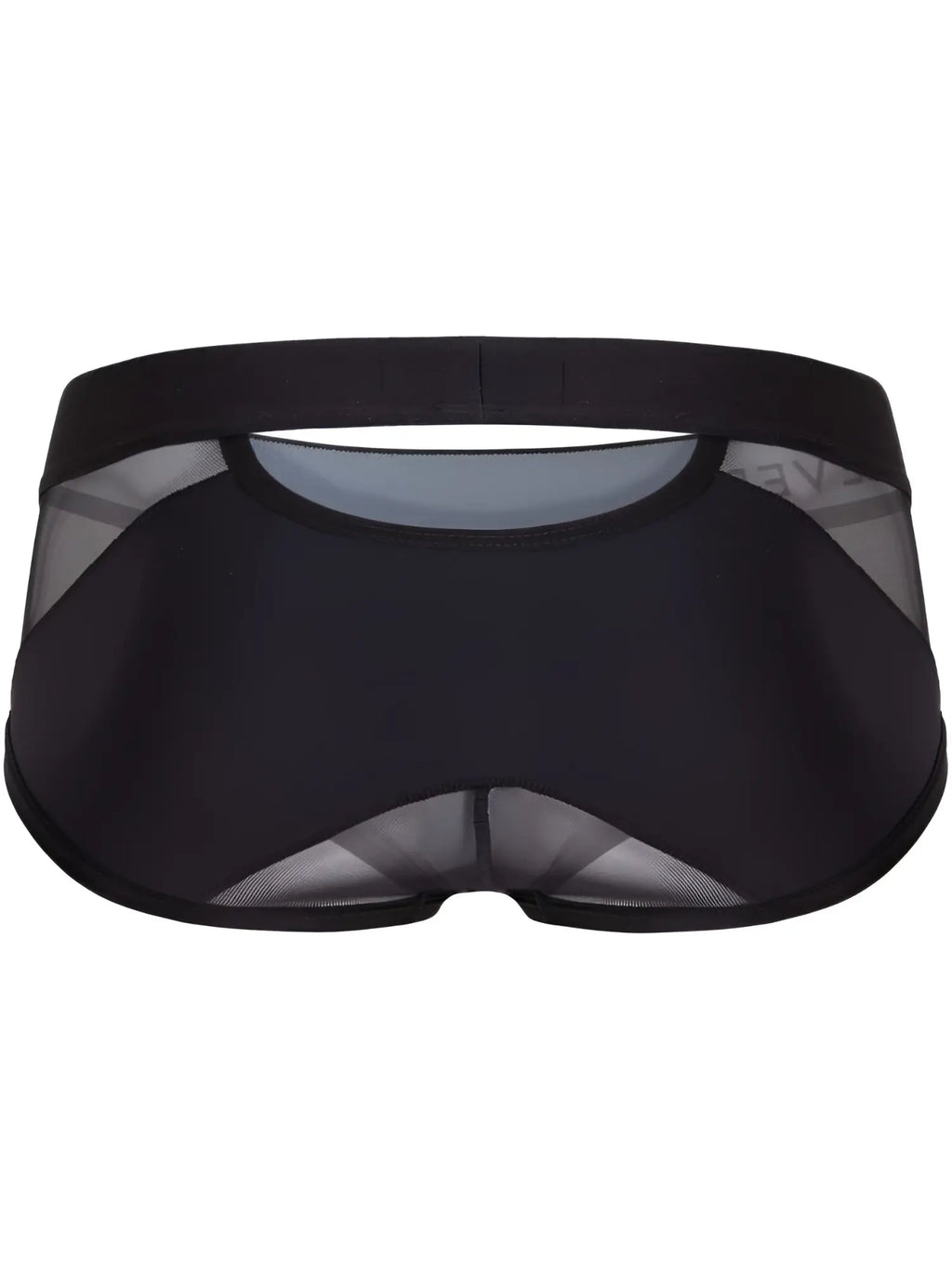 Clever 26059 Tanatos black briefs featuring mesh panels and a wide branded waistband.