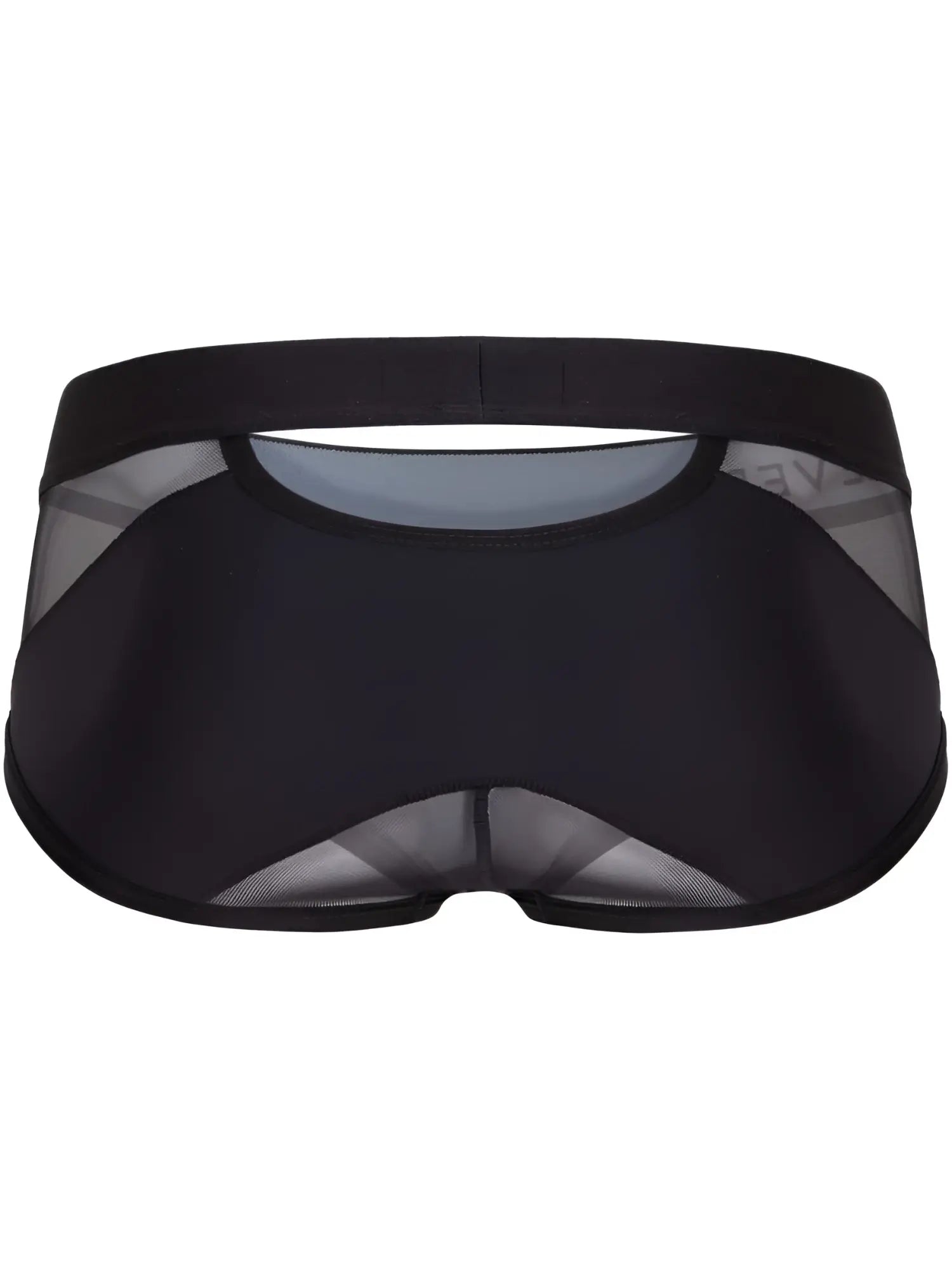 Clever 26059 Tanatos black briefs featuring mesh panels and a wide branded waistband.