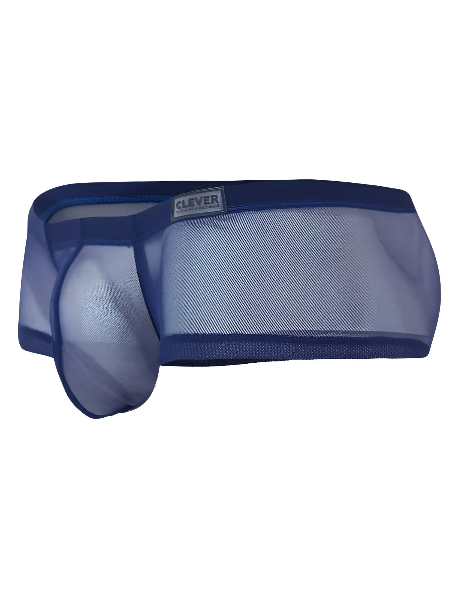 Blue mesh mens underwear with branded label from clever 26067 3pk australian latin trunks multi-colored set