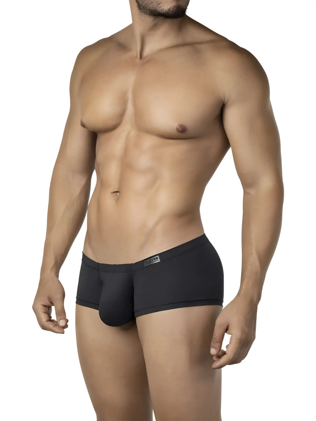 Black men’s briefs clever 26068 3pk australian latin trunks multicolored smooth form fitting design with brand tag